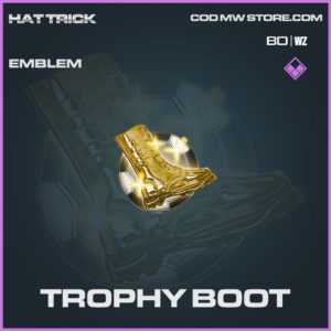 Trophy Boot emblem in Cold War and Warzone