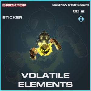 Volatile Elements Sticker in Cold War and Warzone