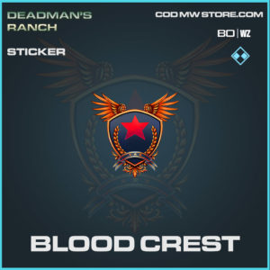 blood crest sticker in Warzone and Cold War