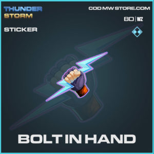Bolt in Hand sticker in Warzone and Cold War