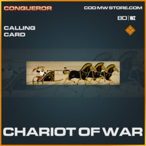 Chariot of war calling card in Warzone and Cold War