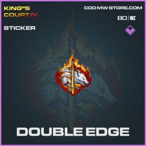 Double Edge sticker in Warzone and Cold War