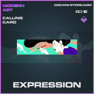 Expression calling card in Cold War and Warzone