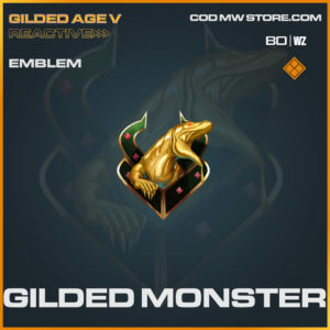 Gilded Monster emblem in Cold War and Warzone