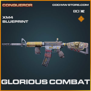 Glorious Combat XM4 blueprint skin in Warzone and Cold War