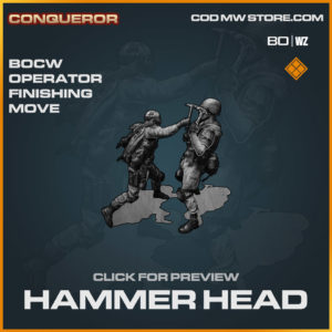 Hammer head finishing move in Warzone and Cold War