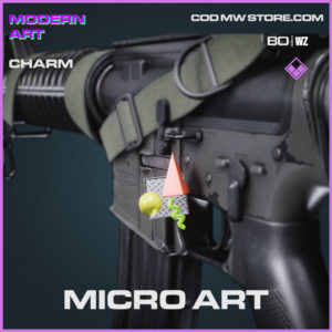 Micro Art charm in Cold War and Warzone