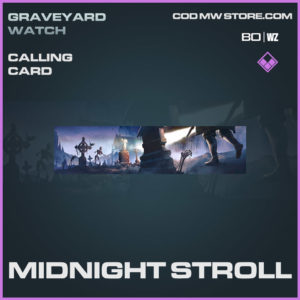 Midnight Stroll calling card in Cold War and Warzone