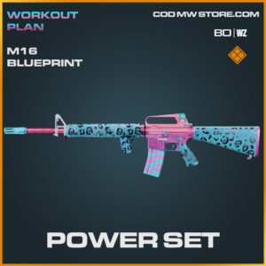 Power Set M16 blueprint skin in Cold War and Warzone