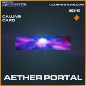 aether portal calling card in Warzone and Cold War