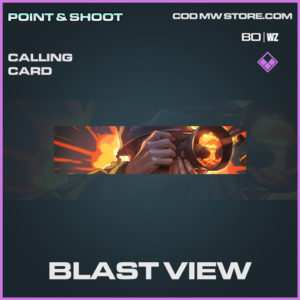 Blast View calling card in Warzone and Cold War