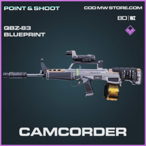 Camcorder QBZ-83 blueprint skin in Warzone and Cold War
