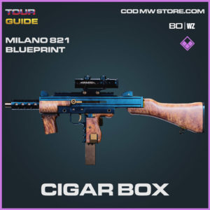 CIgar Box Milano 821 blueprint skin in Warzone and Cold War