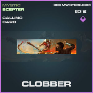 Clobber calling card in Warzone and Cold War