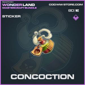 Concoction sticker in Warzone and Cold War