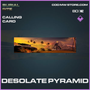 Desolate Pyramid calling card in Warzone and Cold War
