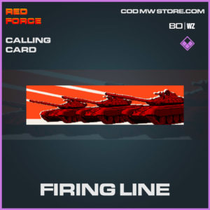 Firing Line calling card in Warzone and Cold War