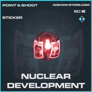 Nuclear Development sticker in Warzone and Cold War