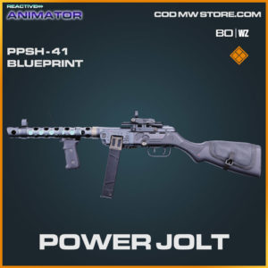 power jolt ppsh-41 blueprint in Warzone and Cold War