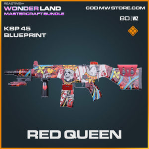 Red Queen KSP 45 blueprint skin in Warzone and Cold War