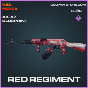 Red Regiment AK-47 blueprint skin in Warzone and Cold War