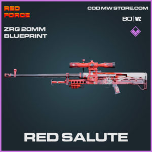 Red Salute ZRG 20mm blueprint skin in Warzone and Cold War