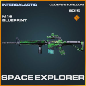 Space Explorer M16 blueprint skin in Warzone and Cold War