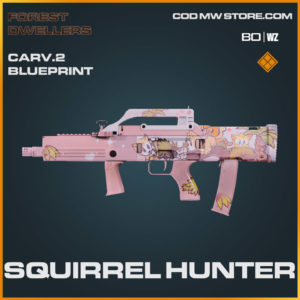 Squirrel Hunter Carv.2 blueprint skin in Warzone and Cold War