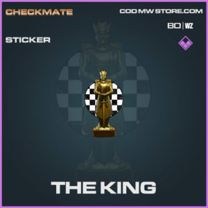 The King Sticker in Warzone and Cold War