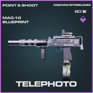 Telephoto MAC-10 blueprint skin in Warzone and Cold War