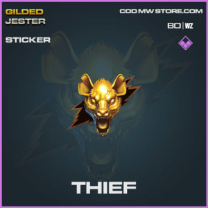 Thief sticker in Warzone and Cold War