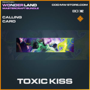 Toxic Kiss calling card in Warzone and Cold War