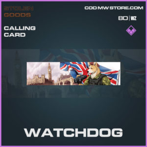 watchdog calling card in Warzone and Cold War