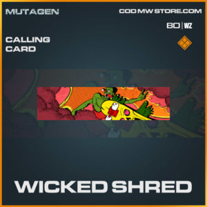 wicked shred calling card in Warzone and Cold War