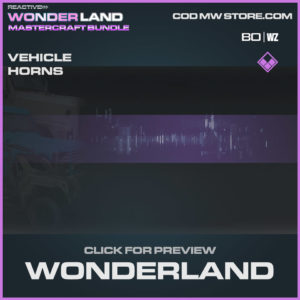 Wonderland Vehicle Horns in Warzone and Cold War