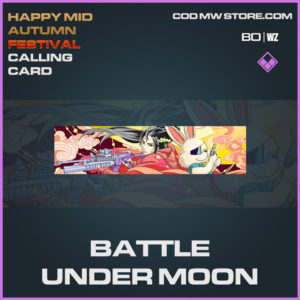 Battle Under Moon calling card in Warzone and Cold War