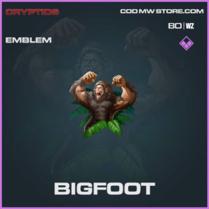 Bigfoot emblem in Warzone and Cold War