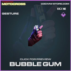 Bubble Gum Gesture in Warzone and Cold War