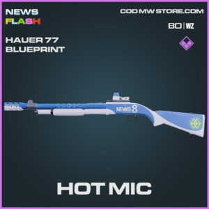Hot Mic Hauer 77 blueprint skin in Warzone and Cold War