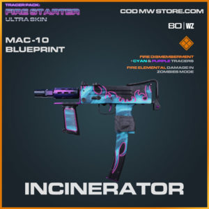 Incinerator Mac-10 blueprint skin in Warzone and Cold War