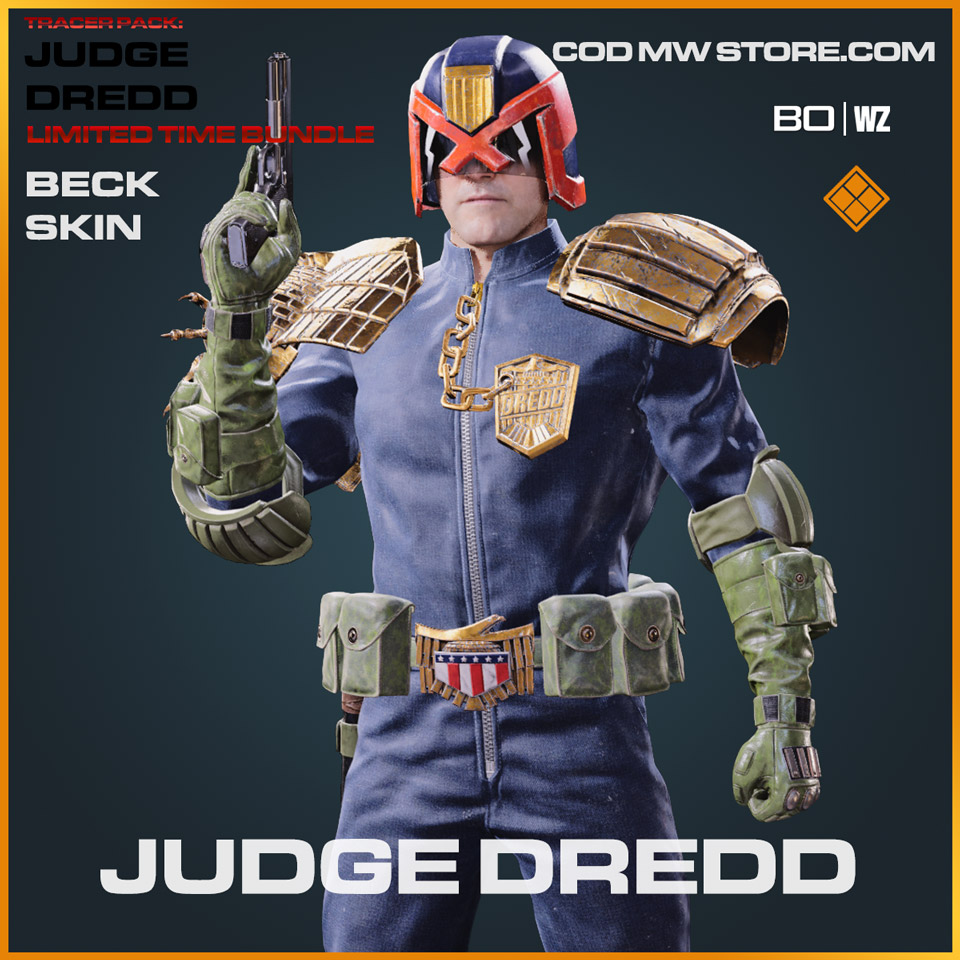 Judge Dredd Beck Skin in Warzone and Cold War