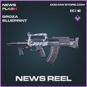News Reel Groza blueprint skin in Warzone and Cold War