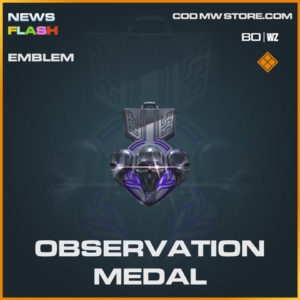 Observation Medal emblem in Warzone and Cold War