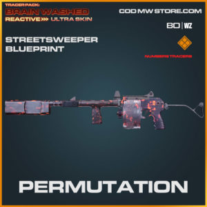 Permutation Streetsweeper blueprint skin in Warzone and Cold War