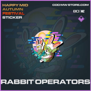 Rabbit Operators sticker in Warzone and Cold War