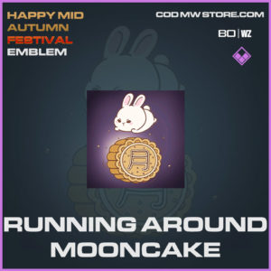 Running Around mooncake emblem in Warzone and Cold War