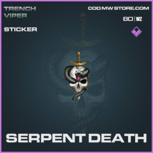 Serpent Death sticker in Warzone and Cold War