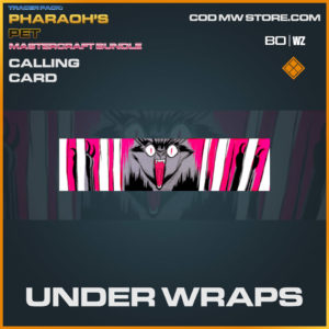 Under Wraps calling card in Warzone and Cold War