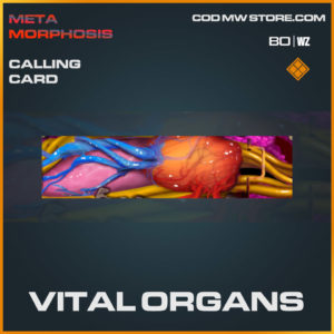 Vital Organs calling card in Warzone and Cold War