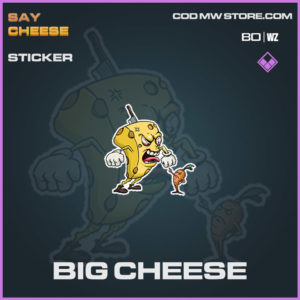 Big Cheese sticker in Warzone and Cold War
